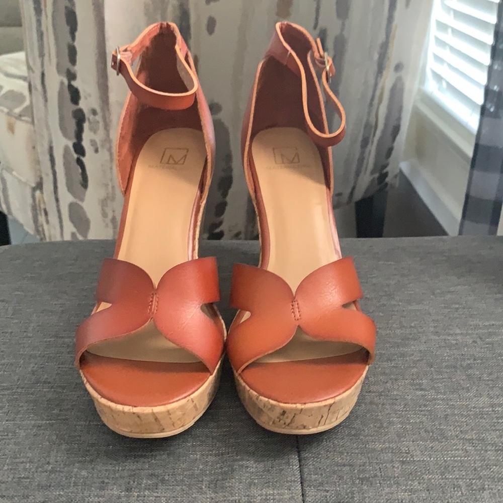 Cognac Wedge Heels from Macy’s